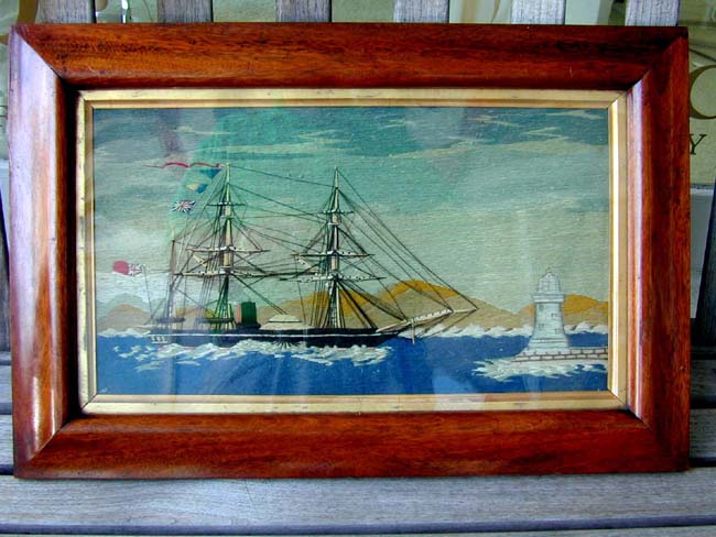 A 19th century English Woolwork Picture Circa 1865