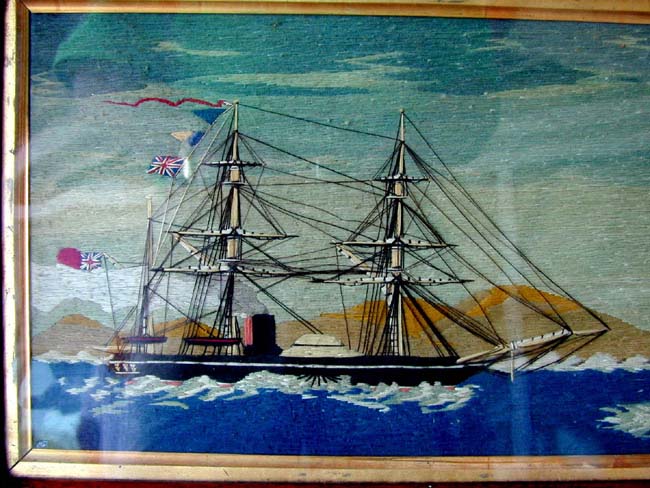 A 19th century English Woolwork Picture Circa 1865 — image 3