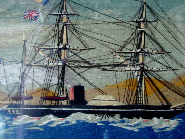A 19th century English Woolwork Picture Circa 1865 — image 2