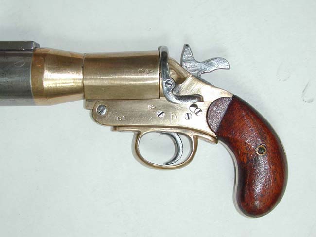 A World War I era British made Ships' Line Throwing Gun signed 'Schermuly's' — image 2