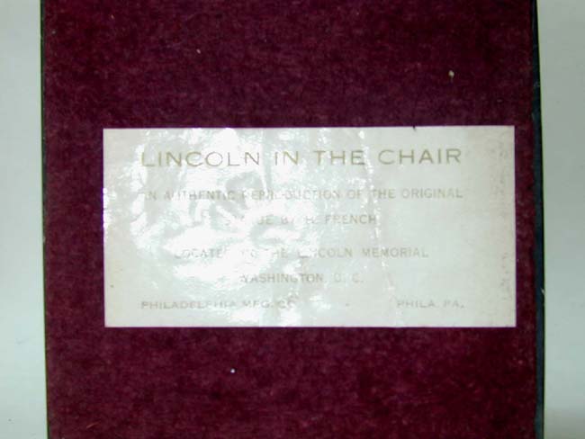 A Good Pair of Abraham Lincoln "in the chair" Bookends by Jennings Brothers circa 1930 — image 3