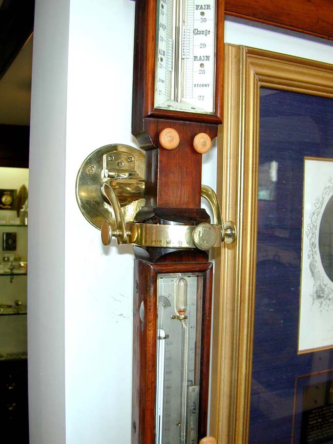 A Fine 19th Century Carved Rosewood Gimbaled Ships Barometer Signed Gerrard, Liverpool, Circa 1860 — image 3
