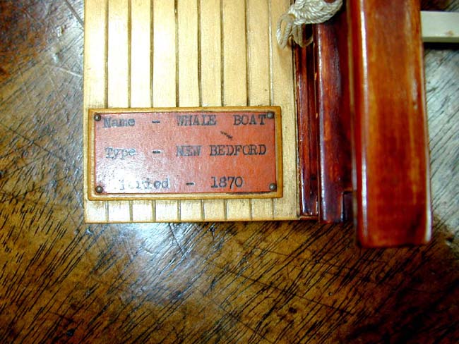 A Fine mid 20th century Model of a New Bedford Whale Boat circa 1870 — image 5