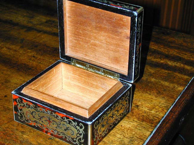 A Fine Small English Victorian Boule Box signed "Asprey, London,"  circa 1850 — image 2