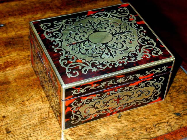 A Fine Small English Victorian Boule Box signed "Asprey, London,"  circa 1850 — image 3