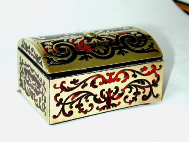 An Early Victorian Boule Match Box circa 1850