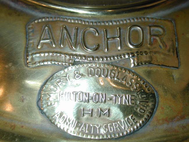 An Early 20th century Ships Anchor Lamp made for "His Majesty's Admiralty Service" — image 2