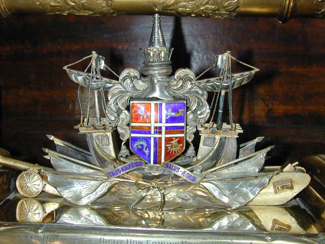An Important Sterling Silver-Gilt Field Marshall's Baton on Stand Presented to Field Marshall Edmund Allenby, November 11, 1925 — image 2