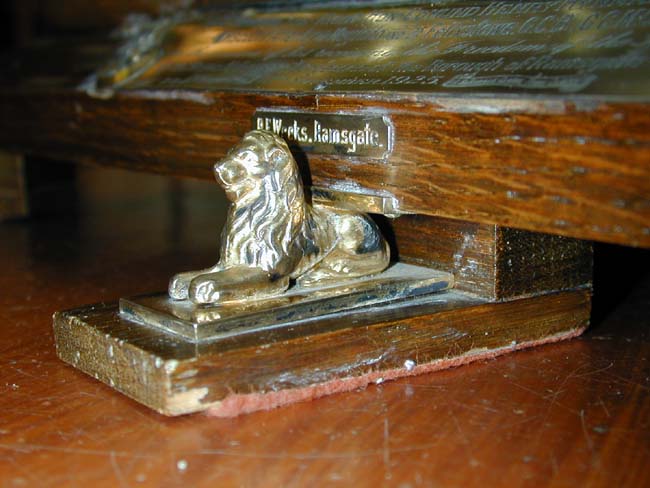 An Important Sterling Silver-Gilt Field Marshall's Baton on Stand Presented to Field Marshall Edmund Allenby, November 11, 1925 — image 5