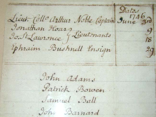 A RARE Boston Colonial 'Muster' List dated June 1, 1748 for an Expedition against Canada — image 2
