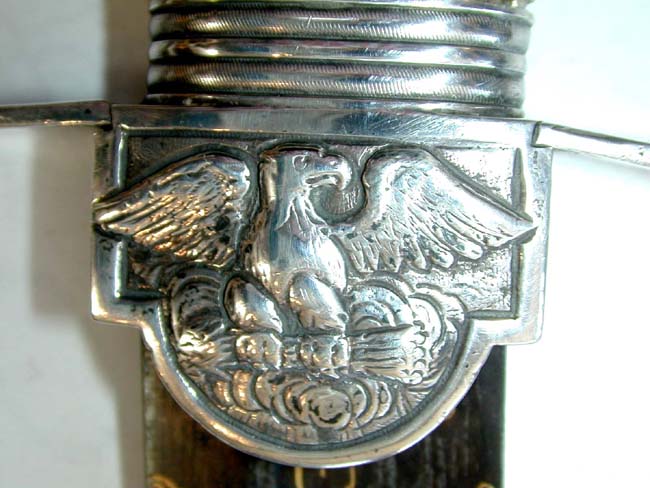 A Fine American Silver-Hilted Mounted Officer's Saber circa 1810-1815 — image 3
