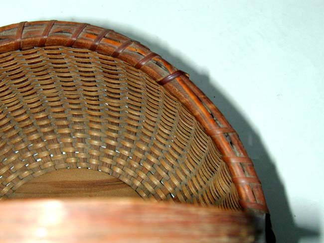 A Late 19th century swing handle Nantucket Basket — image 2
