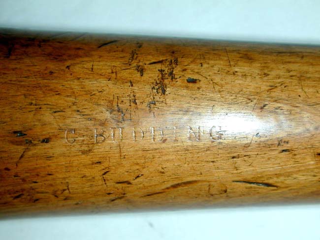A Large Sailor-Made Lignum vitae Fid stamped "C. Budding" circa 1850 — image 3