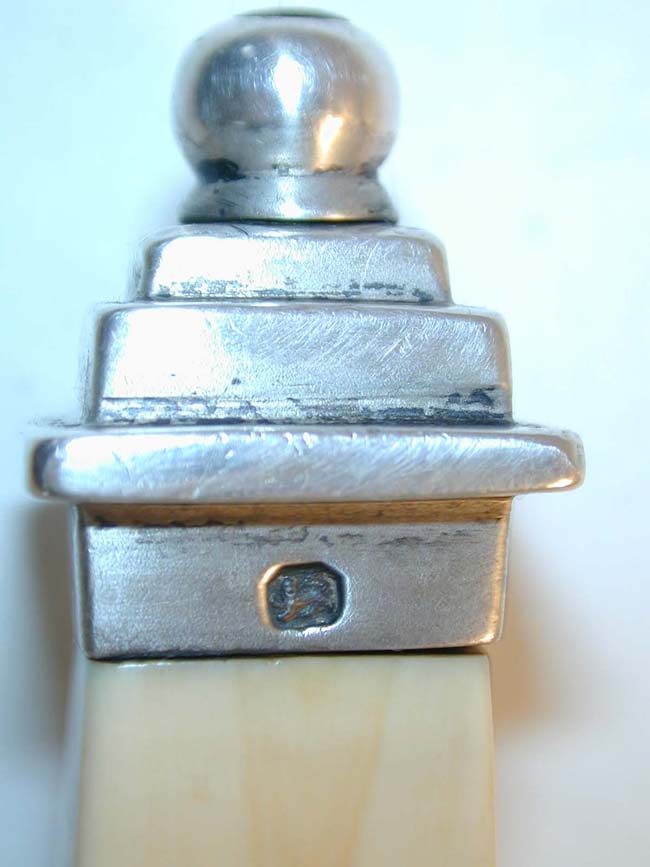 A Napoleonic Period British Navy Silver Mounted Officer's Dirk Hallmarked for the year 1808 — image 4