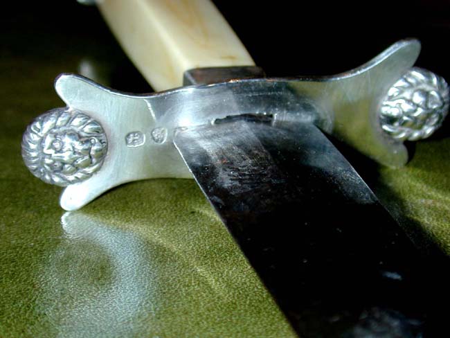 A Napoleonic Period British Navy Silver Mounted Officer's Dirk Hallmarked for the year 1808 — image 2