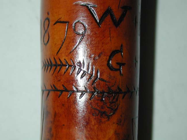 The top half of a wonderfully carved Civil War Era Cane circa 1865-1879 — image 3
