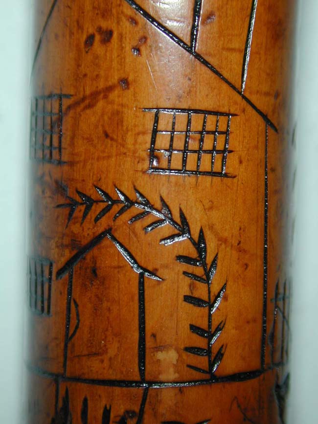 The top half of a wonderfully carved Civil War Era Cane circa 1865-1879 — image 4