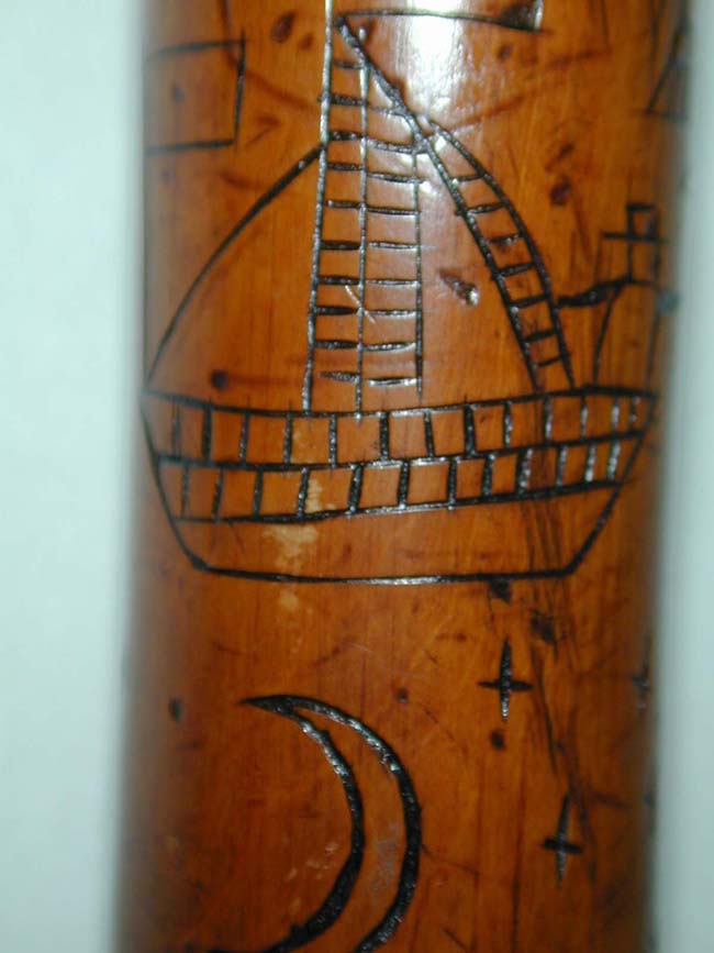The top half of a wonderfully carved Civil War Era Cane circa 1865-1879 — image 7