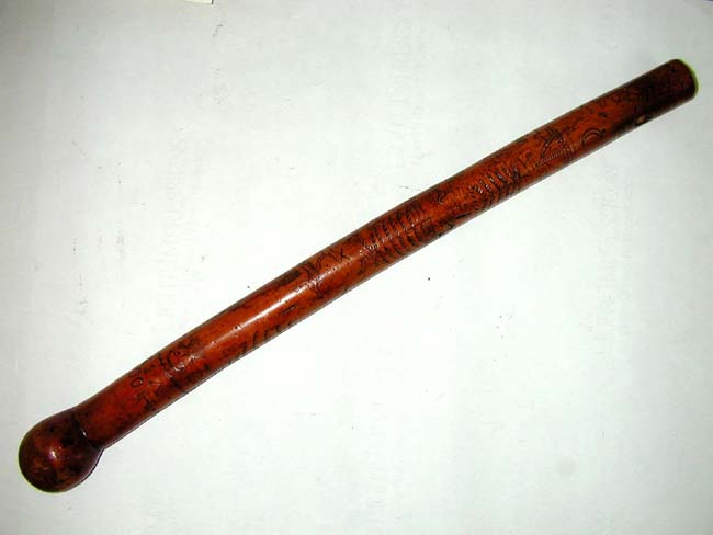 The top half of a wonderfully carved Civil War Era Cane circa 1865-1879 — image 2