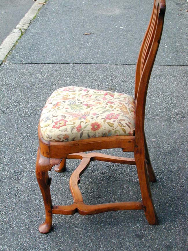 A Beautiful Rhode Island Queen Anne period Carved Maple Side Chair circa 1740-1760 — image 2