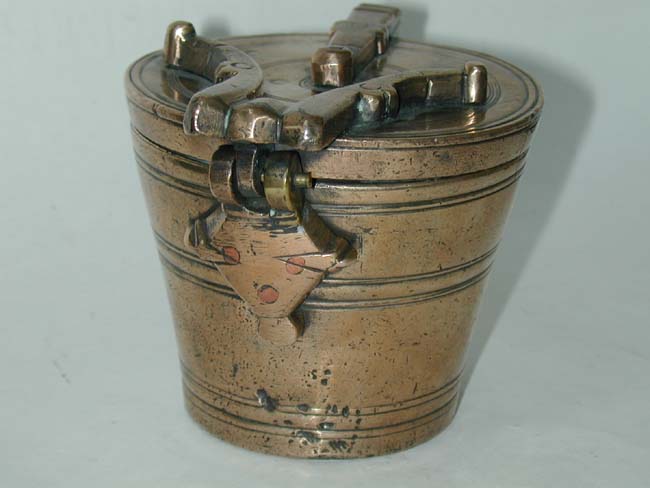 A Large Early 18th century Bronze Nest of Weights, possibly German, circa 1700-1750