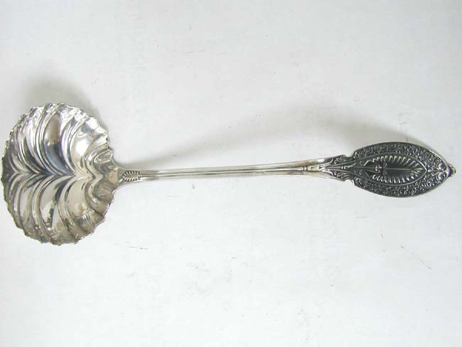 A Beautiful American Sterling Silver Ladle inscribed 'A Q E  1880' — image 2