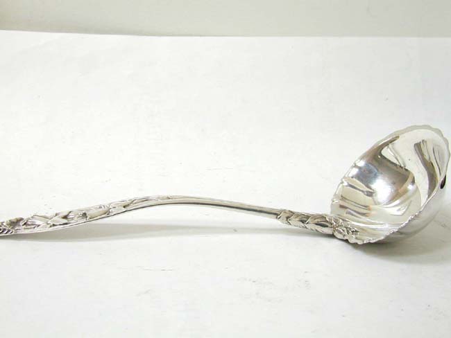 A Late 19th century Sterling Silver Soup Ladle by the Whiting Division of Gorham and made for 'Bailey, Banks and Biddle.' — image 2