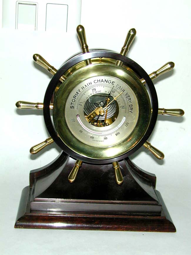 A Fine Antique Chelsea Clock and Barometer Set circa 1948 — image 4