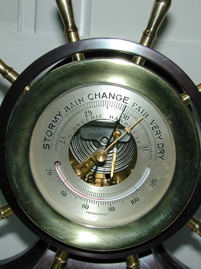 A Fine Antique Chelsea Clock and Barometer Set circa 1948 — image 5