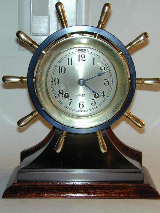 A Fine Antique Chelsea Clock and Barometer Set circa 1948 — image 2