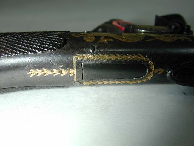 A Fine and Important Gold Inlaid Flintlock Box-lock Turn-off Pistol by John Manton & Son circa 1827 — image 5