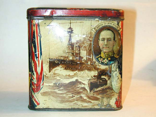 A Lozenze Tin circa 1914 Featuring Portraits of Admiral Sir John Jellicoe, Field Marshall Sir John French and Earl Kitchener of Khartoum, Secretary for War — image 4