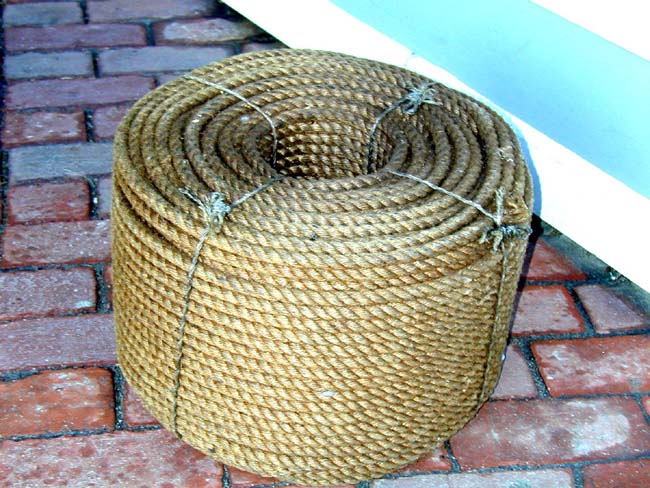 A Rare Untouched Coil of 19th century Ship's Rope. — image 2