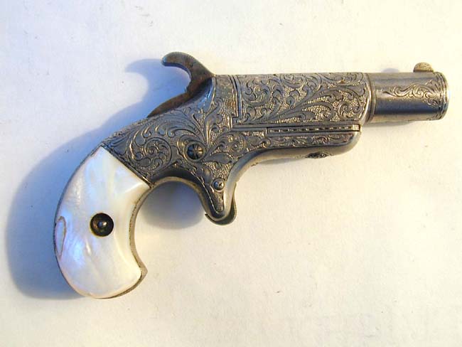 A Forehand & Wadsworth 1st Variation .41 cal. Single Shot DERINGER circa 1875.