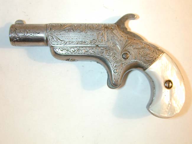 A Forehand & Wadsworth 1st Variation .41 cal. Single Shot DERINGER circa 1875. — image 2