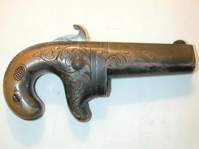 A Civil War era Moore's .41 cal. First Model/ 5th variation Single shot Deringer circa 1863