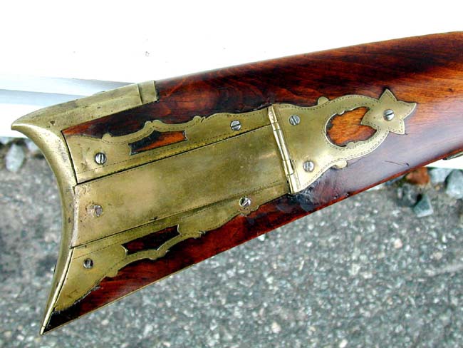 A Completely Original 'Kentucky' Flintlock Rifle by George Fisher of Shenandoah County, Virginia, circa 1820. — image 2