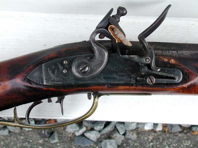 A Completely Original 'Kentucky' Flintlock Rifle by George Fisher of Shenandoah County, Virginia, circa 1820. — image 3