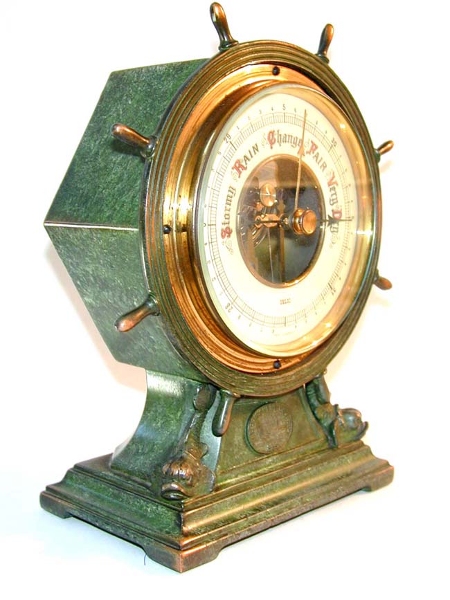 A Magnificent Bronze Aneroid Barometer Presented by the CHICAGO DAILY NEWS for the 1935 Regatta.