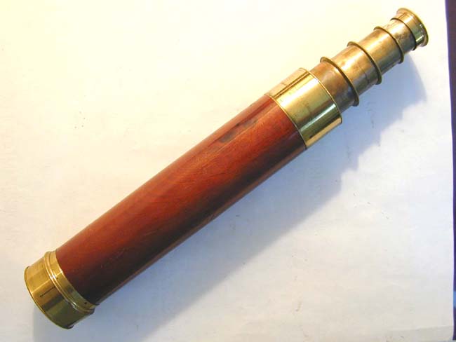 A Very Fine Mid 19th century Four-Draw Telescope with Mahogany Barrel by John James Messer, London, circa 1845. — image 3