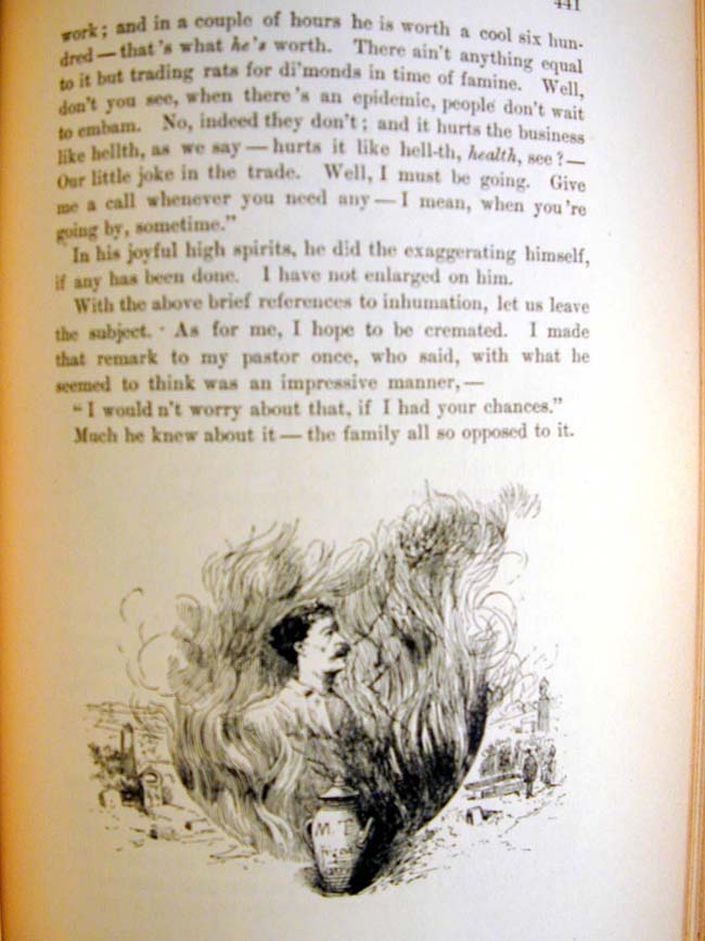 First Edition of Mark Twain's LIFE ON THE MISSISSIPPI published by James R. Osgood, Boston, 1883 — image 2