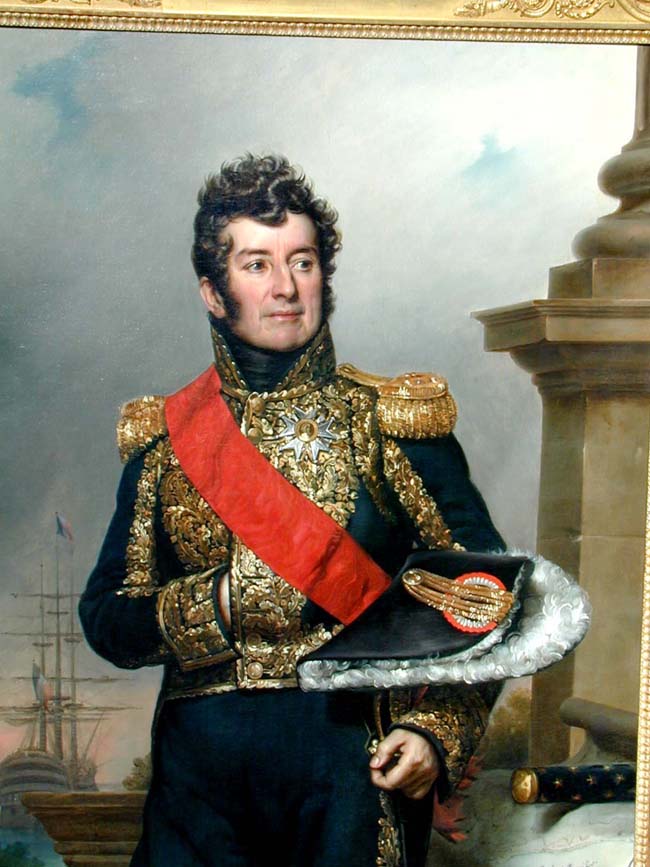 A Portrait of Admiral The Comte Truguet by Paulin-Jean-Baptiste Guerin dated 1832. — image 2