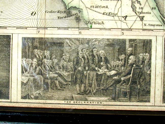 PHELP'S NATIONAL MAP OF THE UNITED STATES published by Ensign & Thayer in 1849 — image 3