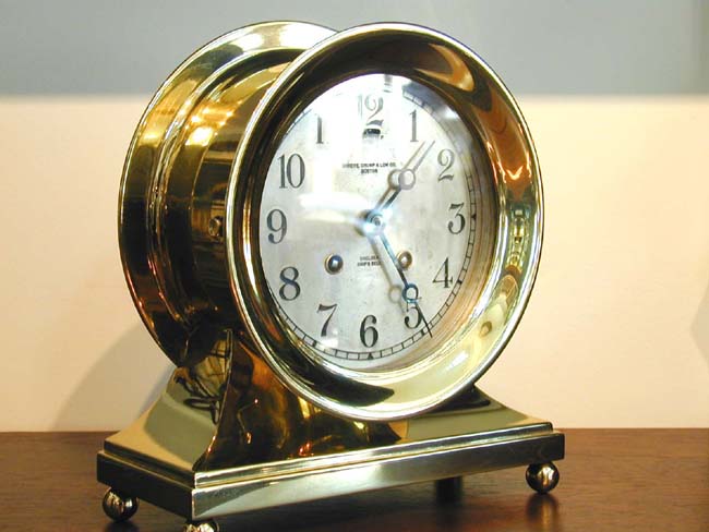 A fine Chelsea Ship's Bell "COMMODORE" Model retailed by 'Shreve Crump & Low' of Boston in 1921