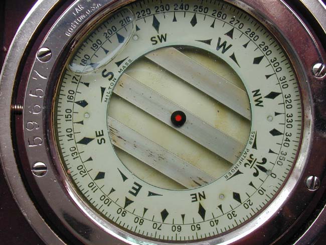 An Early 1900's boxed Ship's Compass by 'Star Pathfinder' of Milton, Mass. — image 3