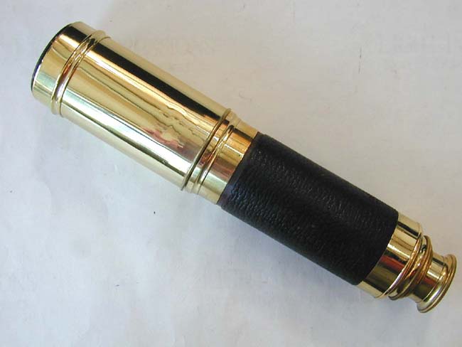 A Beautiful 'Mint' Condition French Three-Draw Telescope circa 1890