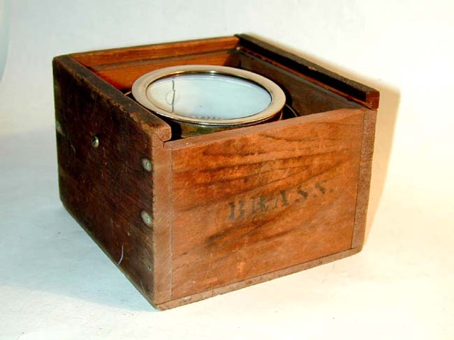 A very nice Dry card Boxed 'DORY' Compass by Anthony S. Morss, Boston, circa 1870 — image 2