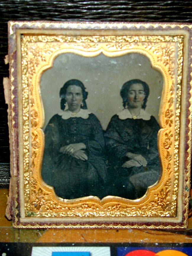 A Mid 19th century Ambrotype of Two Women, possibly sisters — image 2