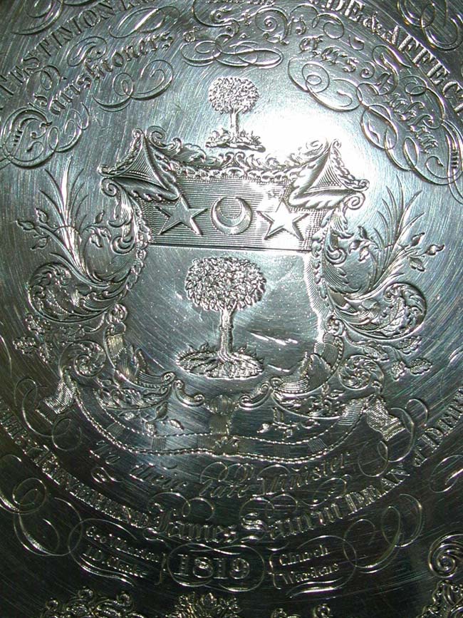 A Regency Irish Silver Presentation Salver by William Nowlan, Dublin, 1818 — image 2