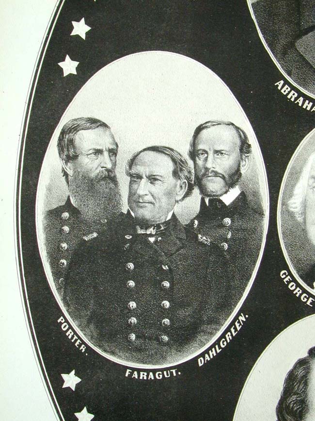 A Near 'Mint' Condition circa 1864 Lincoln & Johnson Campaign Poster Entitled 'The Defenders of Our Union' — image 3